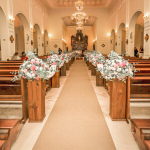 Decoração com flores para casamento