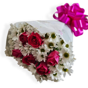 Margaridas e rosas