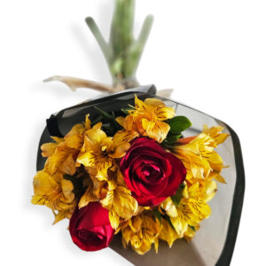 Mine Buquê Astromélia com Rosas