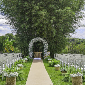 Decoração cerimônia de casamento