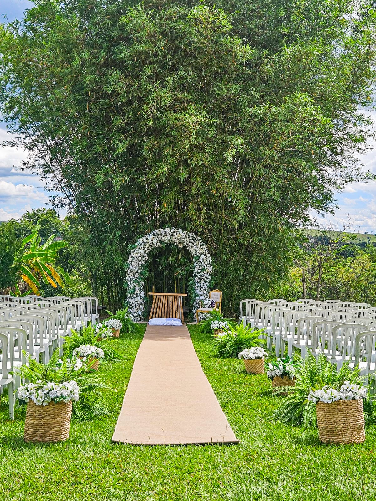 Decoração cerimônia de casamento