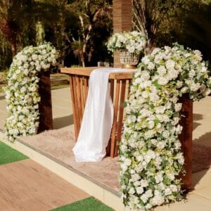 Decoração de cerimônia de casamento